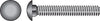 Hillman 3/8 in. X 1 in. L Zinc-Plated Steel Carriage Bolt 100 pk