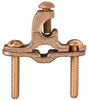 Halex 1 -1/2 in. Bronze Ground Clamp with Lay-In Lug 1 pk