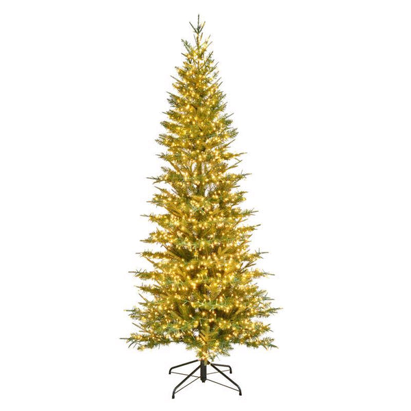 Celebrations 7 ft. Slim LED 2200 ct Dalton Christmas Tree
