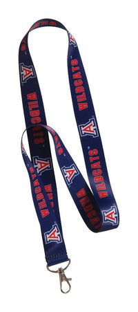 Hillman Arizona Wildcats Polyester Multicolored Decorative Key Chain Lanyard (Pack of 6)