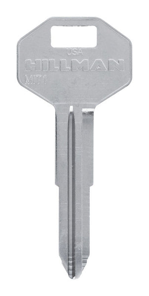 Llave en blanco Hillman Automotive doble para Mitsubishi (paquete de 10).