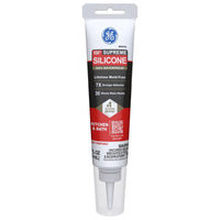 Supreme Silicone Kitchen & Bath Sealant- Squeeze, White, 2.8-oz. (Pack of 12)