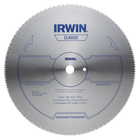 Irwin 6-1/2 in. D X 5/8 in. Classic Steel Circular Saw Blade 140 teeth 1 pk