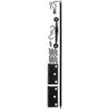 Wood Screen Door Hardware Set, Black