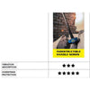 Estwing 8 lb Steel Straight Sledge Hammer 30 in. Steel Handle