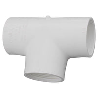 Charlotte Pipe Schedule 40 1/2 in. Slip X 1/2 in. D Slip PVC Reducing Tee 1 pk - Deal of The Week