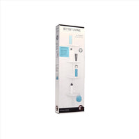 Better Living 24 in. H X 2.5 in. W X 8 in. L White 4-Shelf Corner Shower Caddy