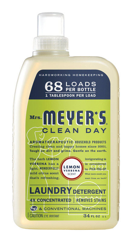 Mrs Meyers 14631 64 Oz Lemon Verbena Laundry Detergent