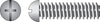 Hillman No. 6-32 X 1/2 in. L Combination Round Head Zinc-Plated Steel Machine Screws 100 pk
