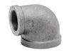 Anvil 1 in. FPT X 3/4 in. D FPT Galvanized Malleable Iron Elbow