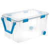 Sterilite 16.75 in. H x 19.625 in. W x 30.25 in. D Storage Tote w/Wheels 120 qt. (Pack of 3)