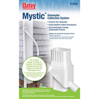 Oatey Mystic White Plastic Rain Collection System 4 in. L x 8 in. H x 4 in. W