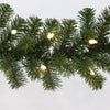 Celebrations 6 ft. L LED Prelit Multicolored LED and Multi-Function Northern Pine Garland (Pack of 12)