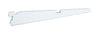 Organized Living Freedom Rail Steel White Ventilated Bracket 500 lbs. Capacity 12 L in.