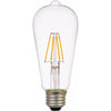 Sylvania TruWave ST19 E26 (Medium) LED Bulb Soft White 60 Watt Equivalence 1 pk