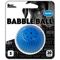 Pet Qwerks TBB3 Small Talking Babble Balls®  Assorted Colors