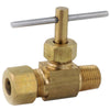 Anderson Metals 1/4 in. 1/4 in. Brass Needle Valve (Pack of 5)