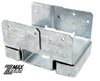 Simpson Strong-Tie ZMAX 3.13 in. H x 3.56 in. W 14 Ga. Galvanized Steel Post Base (Pack of 10)