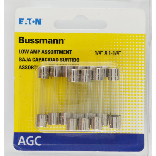 Bussmann 10 amps AGC Fuse Assortment 10 pk (Pack of 5)