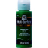 Plaid FolkArt Satin Bright Green Hobby Paint 2 oz. (Pack of 3)