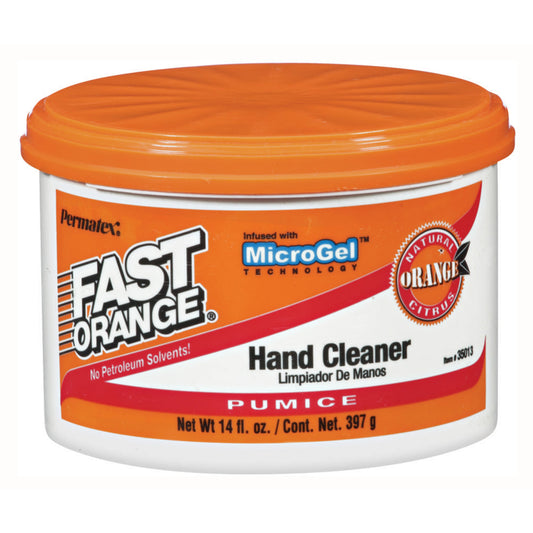 Permatex Fast Orange Orange Citrus Scent Pumice Hand Cleaner 14 oz. (Pack of 12)