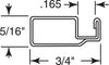 Prime-Line Mill Aluminum 3/4 in. W x 94 in. L Screen Frame 1 pk (Pack of 20)