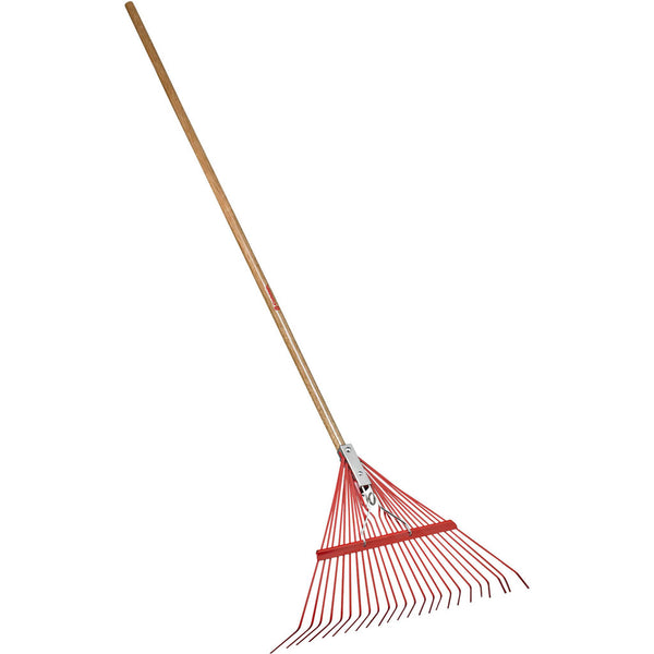 Corona Spring Brace Rake 24 in. Tine Wood Handle
