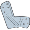 Simpson Strong-Tie 3.75 in. H X 1.69 in. W 18 Ga. Galvanized Steel Hurricane Tie