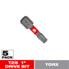 Diablo Torx #25 X 1 in. L Driver Bit Black Oxide 5 pk