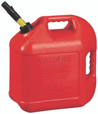 Plastic Gas Can with Quick-Flow Spout 5 Gal