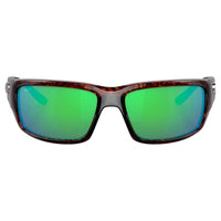 Costa Fantail Brown Tortoise Frame Green Lens Polarized Sunglasses