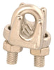 Campbell Chain Polished Stainless Steel Wire Rope Clip (Pack of 10)