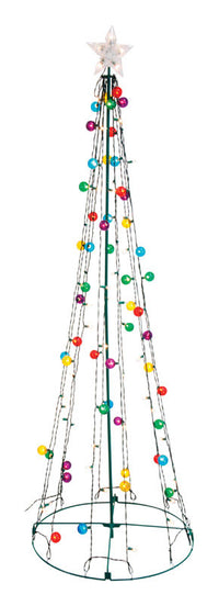Sienna Incandescent Multi Twinkling String Tree 6.5 ft. Yard Decor - Open Box