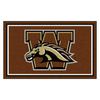 Western Michigan University 4ft. x 6ft. Plush Area Rug