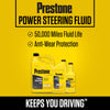 Prestone Power Steering Fluid, 32 oz. (Pack of 12)