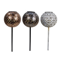 Alpine Assorted Metal 21 in. H Lantern Solar Garden Stake (Pack of 9)