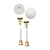 Keeney Toilet Bolts and Caps (Pack of 6)