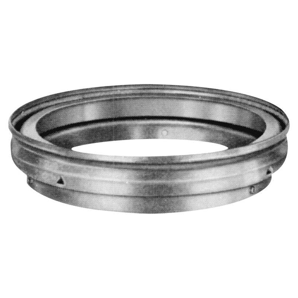 Conector de ventilación de gas de acero galvanizado/aluminio Selkirk de 3 pulg. de profundidad x 6 pulg. de largo (paquete de 6)