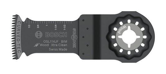 Bosch Starlock 1-1/4 in. X 4 in. L Bi-Metal Plunge Blade 3 pk