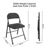 Cosco Black Fabric Folding Chair 1 pk