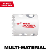 Milwaukee  Hole Dozer  1-3/4 in. Bi-Metal  Hole Saw  1 pc.