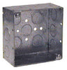 Raco 30-5/16 cu in Square Steel 2 gang Junction Box Gray