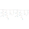 Celebrations Platinum LED T5 Blue/Pure White 100 ct Icicle Christmas Lights 9.5 ft.