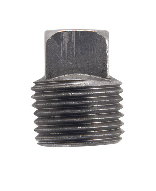 Billco 1/8 in. MPT Black Steel Square Head Plug (Pack of 5)