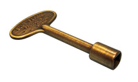 Blue Flame Silver Antique Brass Zinc Gas Valve Key 3 in. - Deal of The Week