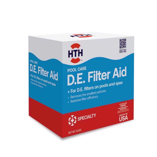 HTH Pool Care Powder DE Pool Filter Aid Cleaner 10 lb
