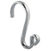 InterDesign Chrome Silver Metal Axis Shower Curtain Rings (Pack of 4)