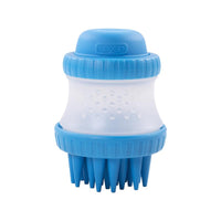 Dexas ScrubBuster  Blue Dog Grooming Brush 1 pk