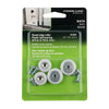 Prime-Line 2 Sets 3/4 in. and 7/8 in. Round Tub Enclosure Rollers 4 pc (Pack of 6)