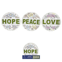 Alpine Assorted Cement 1 in. H Elegant Inspirational Stepping Stone (Pack of 6)